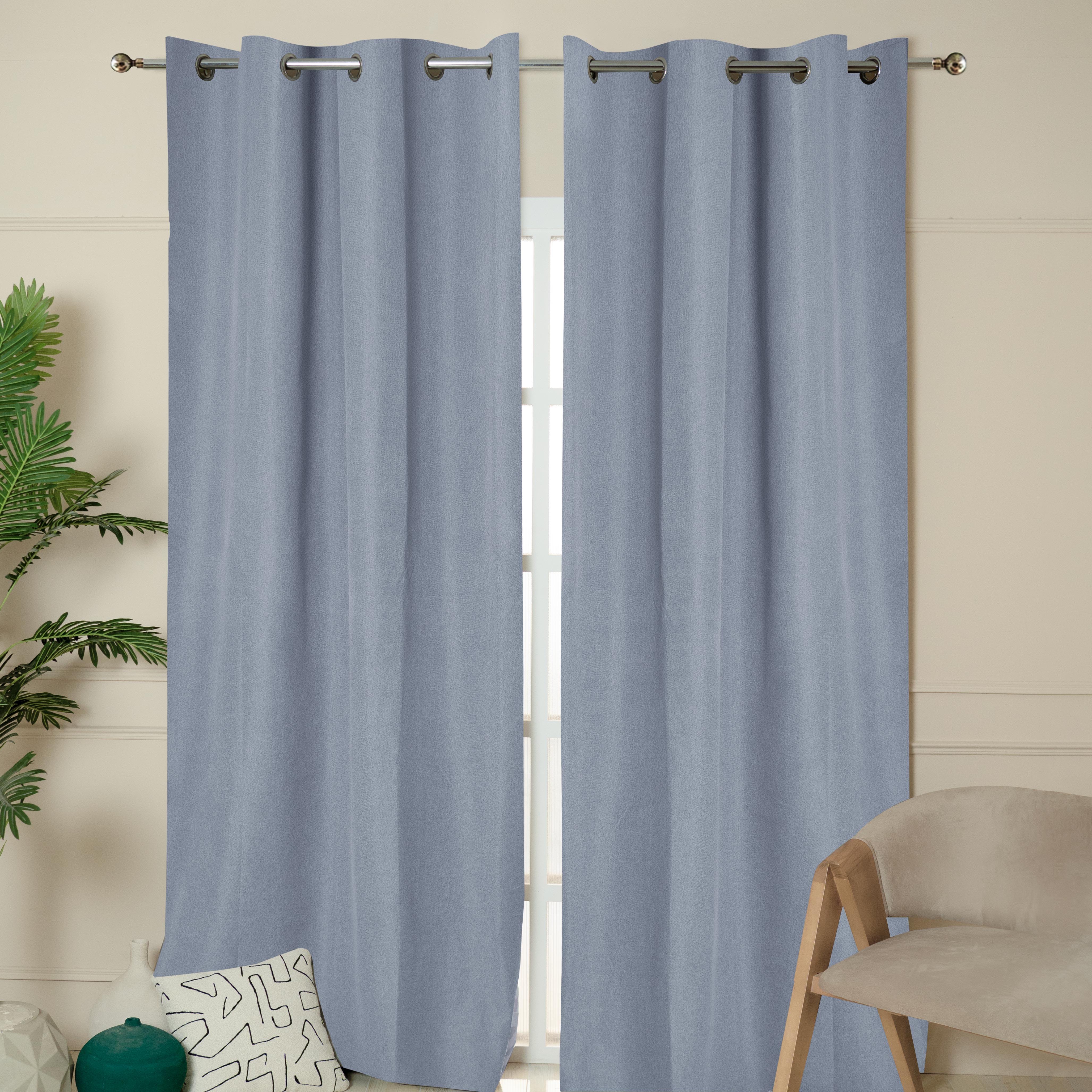 Double face linen black out 100%