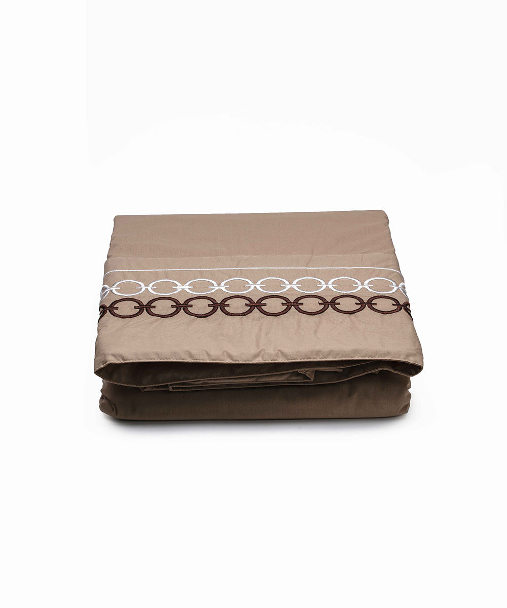 Embroidered Cotton Bedsheet (1 Bedsheet + 2 Pillowcases)