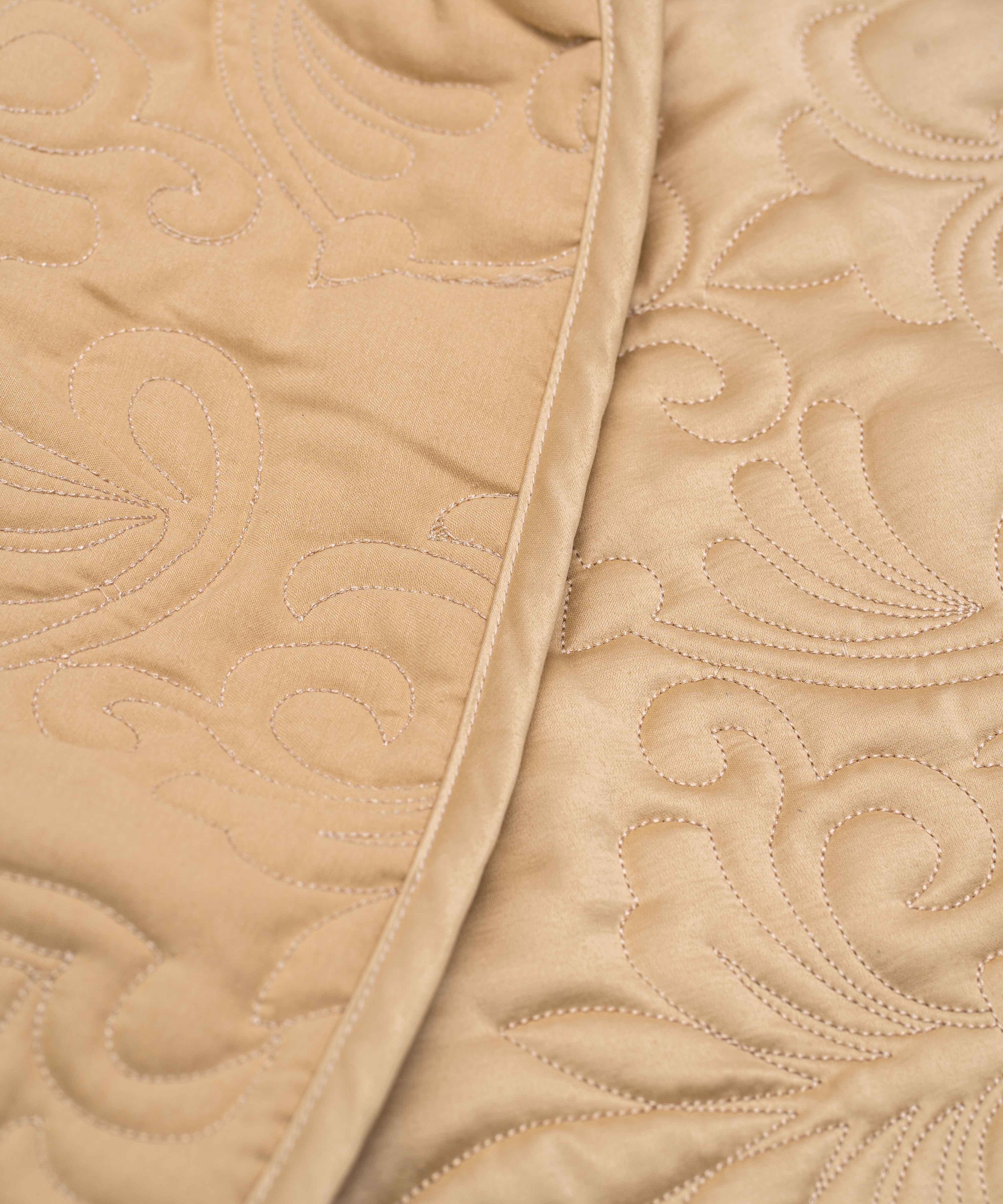 Summer Satin Embroidered Comforter Set (1 Comforter + 2 Pillowcases