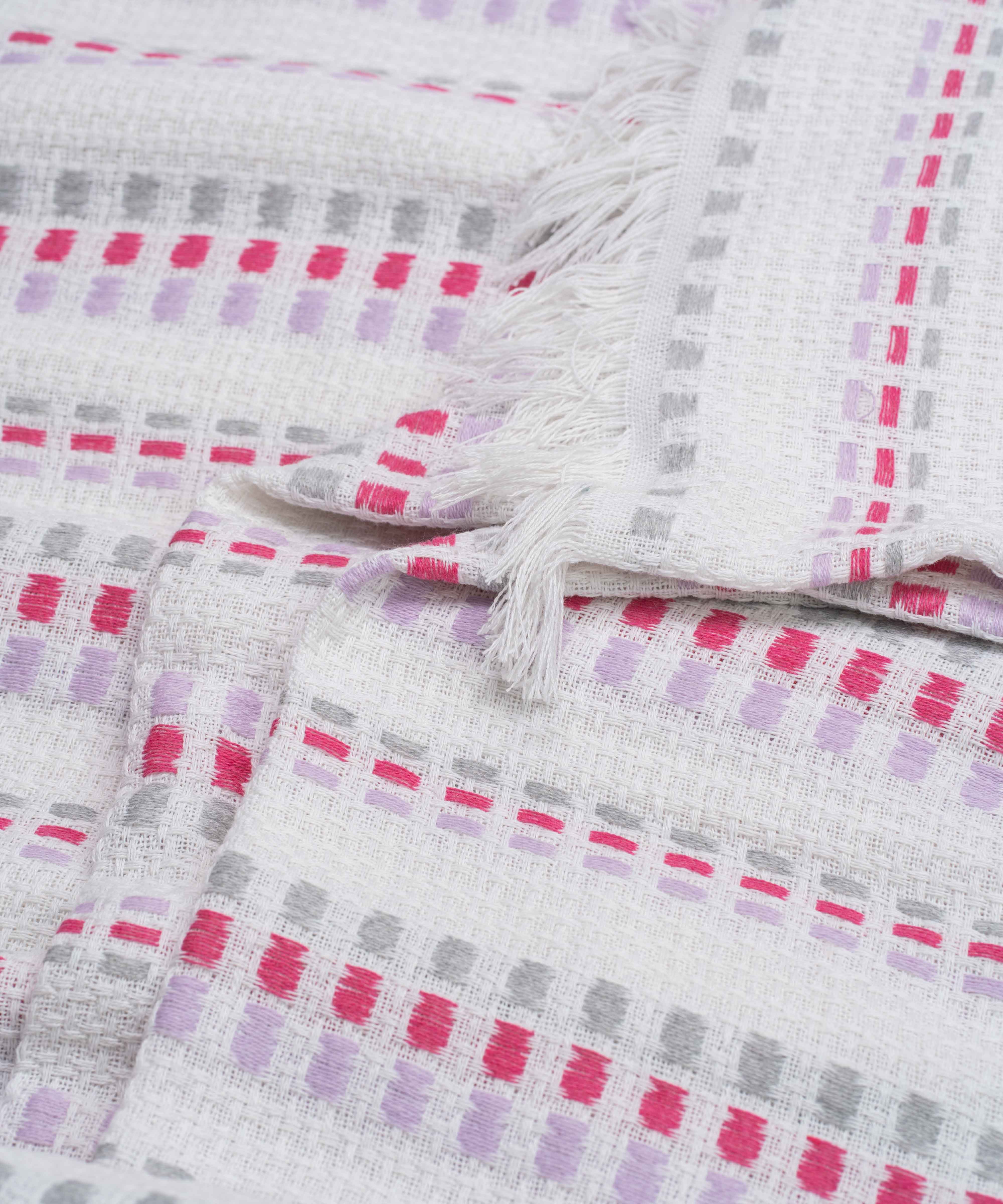 Polka-Dot Egyptian Cotton Blanket