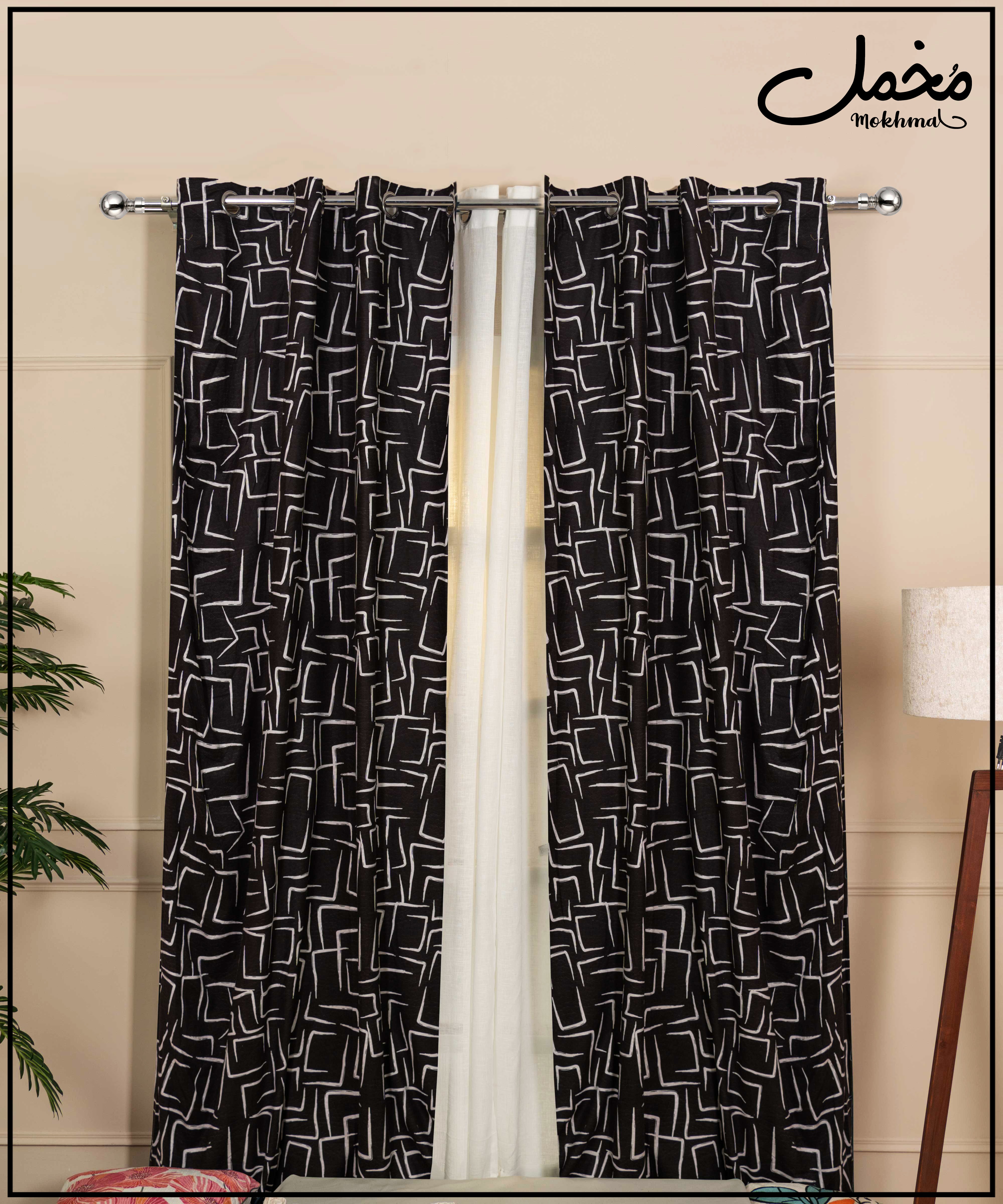 Printed Velvet Curtains - Model Printed Velvet