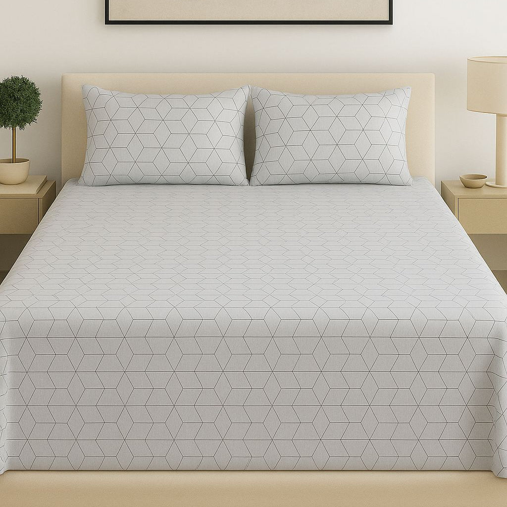 Microfiber printed Bedsheet- 120GSM