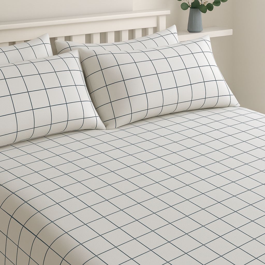 Printed Cotton Bedsheet (1 Bedsheet + 2 Pillowcases)