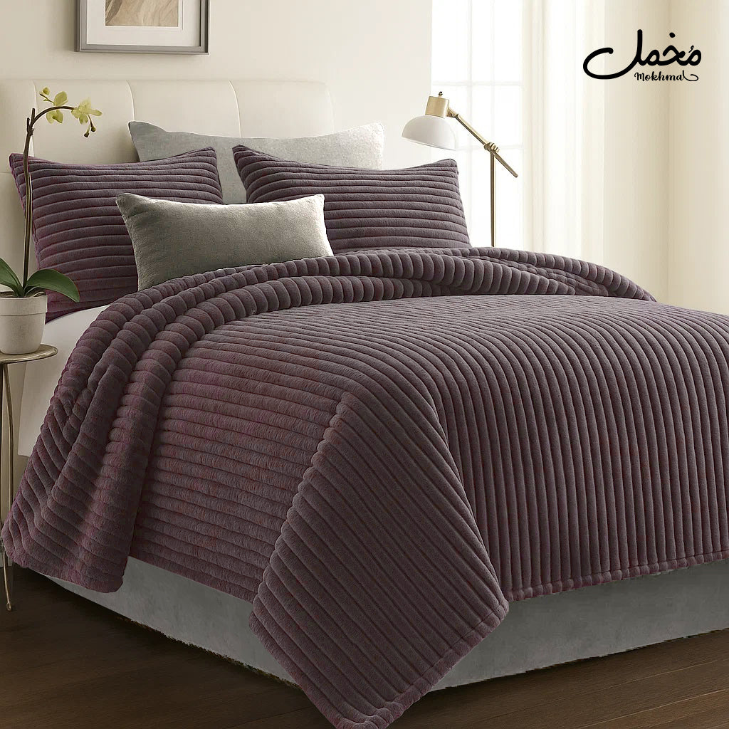 Soft Fur Quilt 3pcs (220*240+ 2 pillowcase)