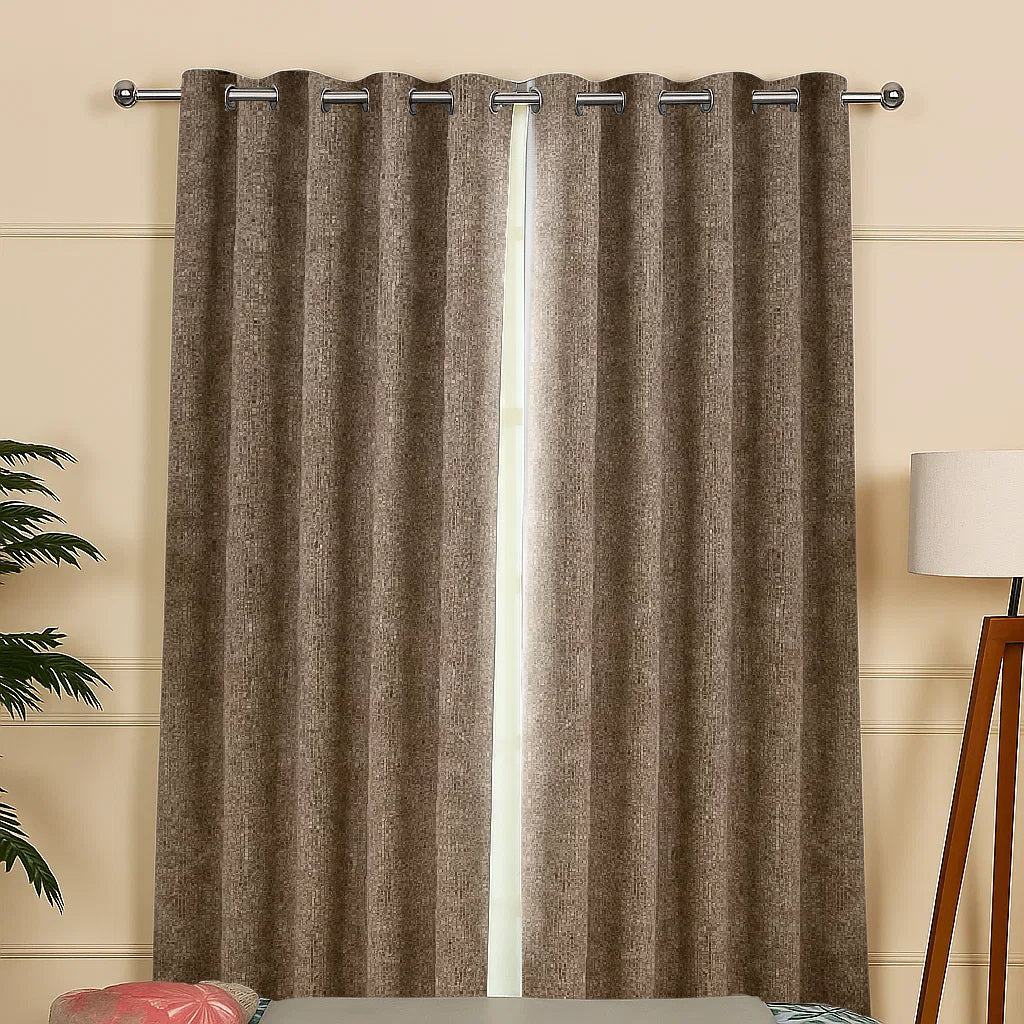 Plain Chenille curtains 130W*250H