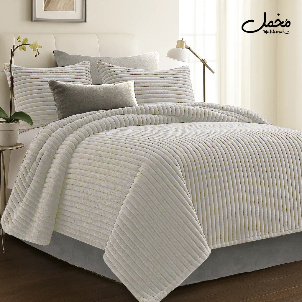 Soft Fur Quilt 3pcs (220*240+ 2 pillowcase)