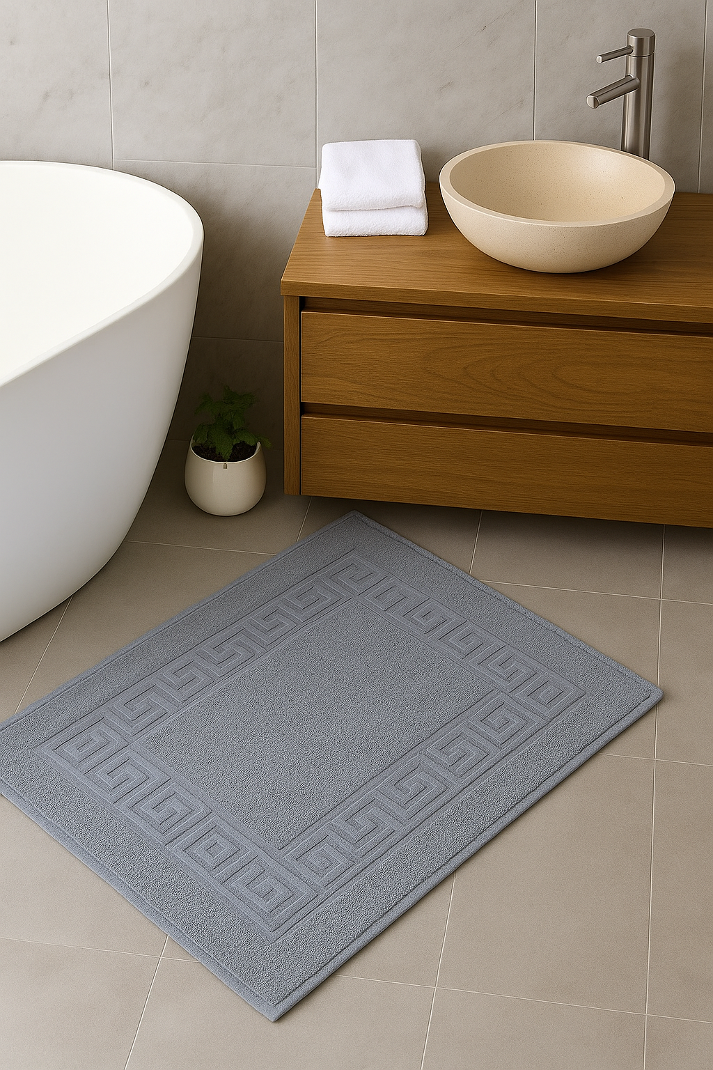 Bath mat versace