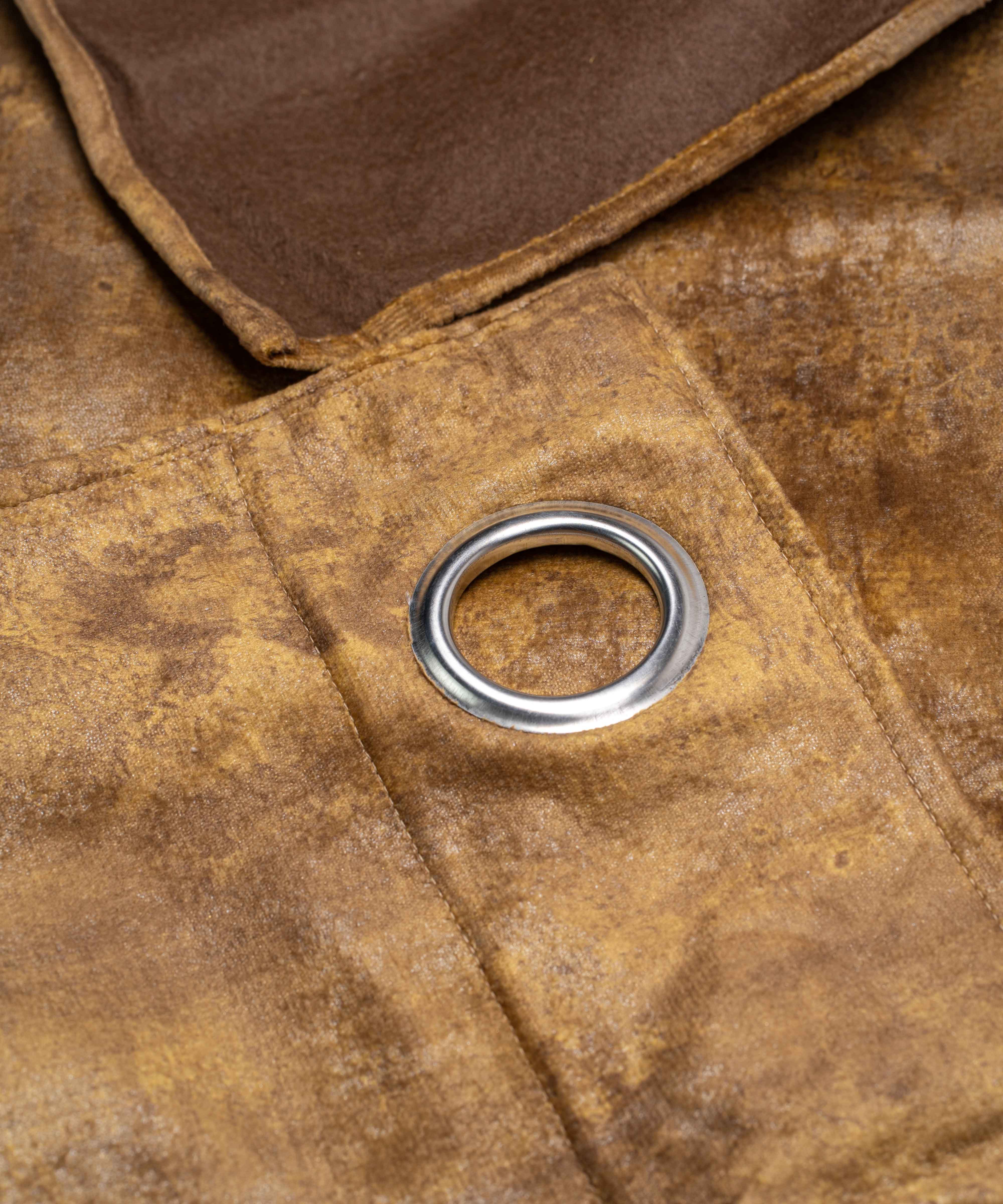 Suede Curtains - Light Blocking - Model chamois