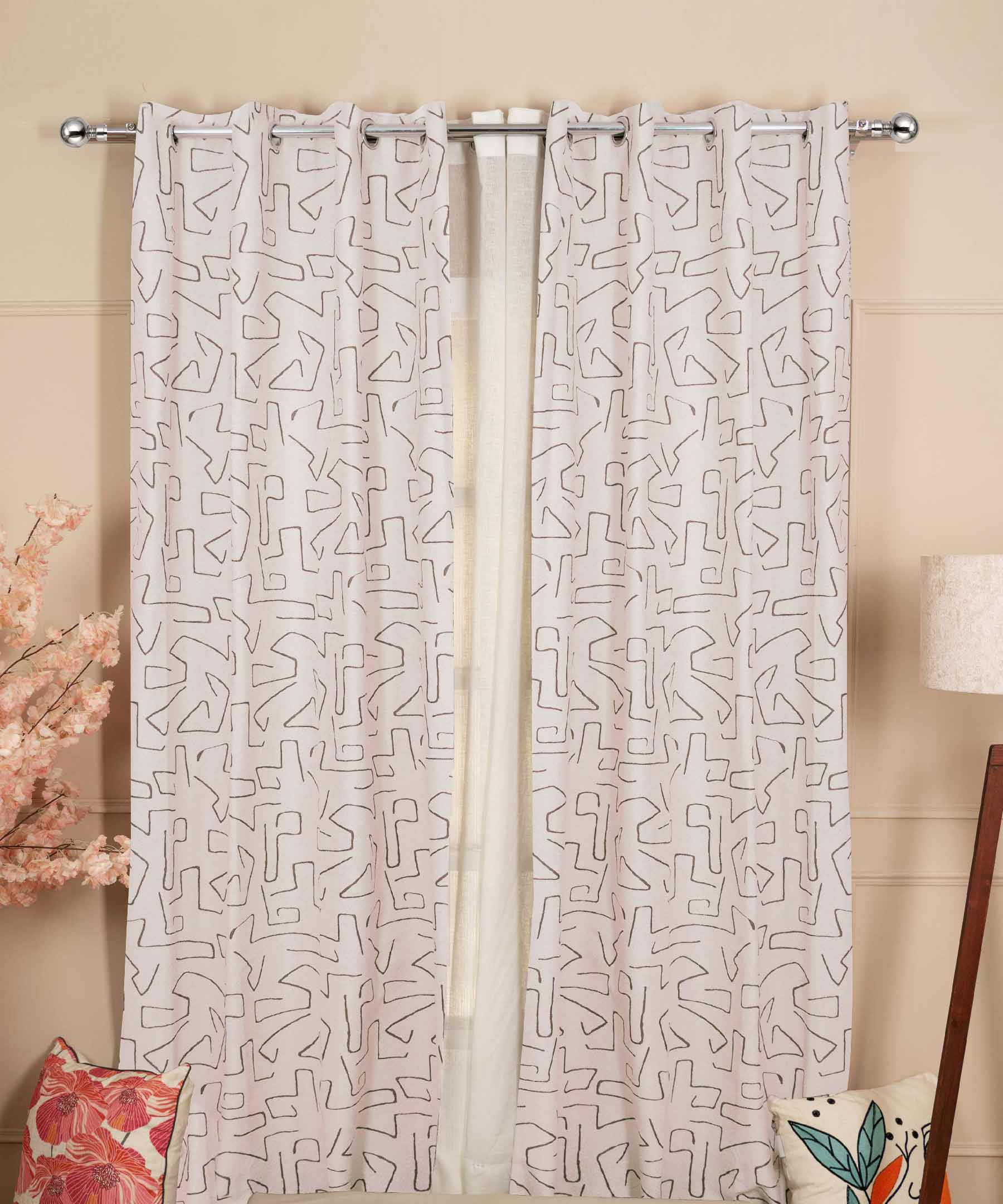 Booklet Linen Curtains - Model Snack