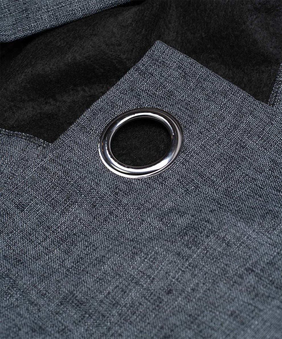 Modern Lined Linen Curtains - Light Blocking - Model Antalya