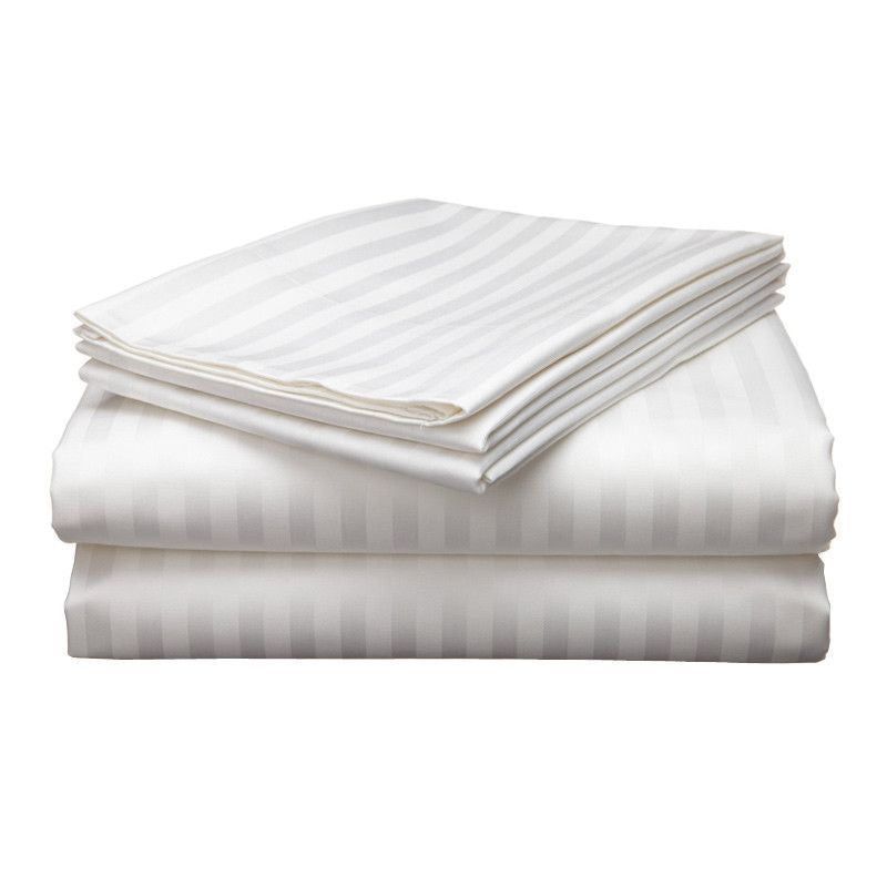 Striped Bedsheet + 2 pillow cases