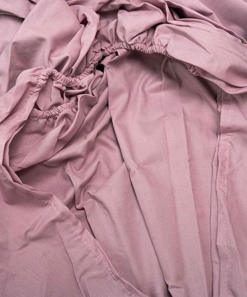 Plain Fitted  Bedsheet 300TC (1 Bedsheet + 2 Pillowcases)