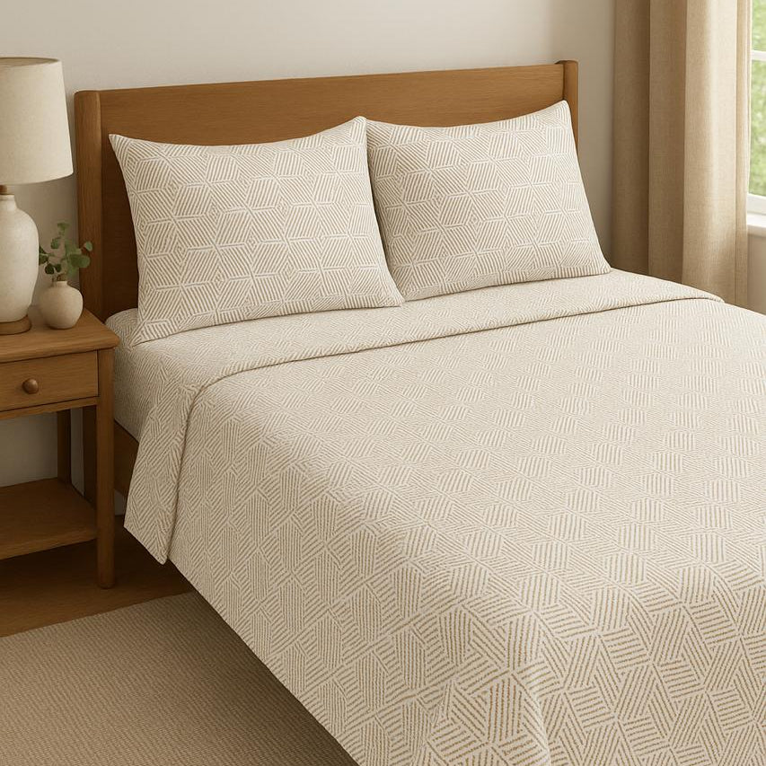 Microfiber printed Bedsheet- 120GSM