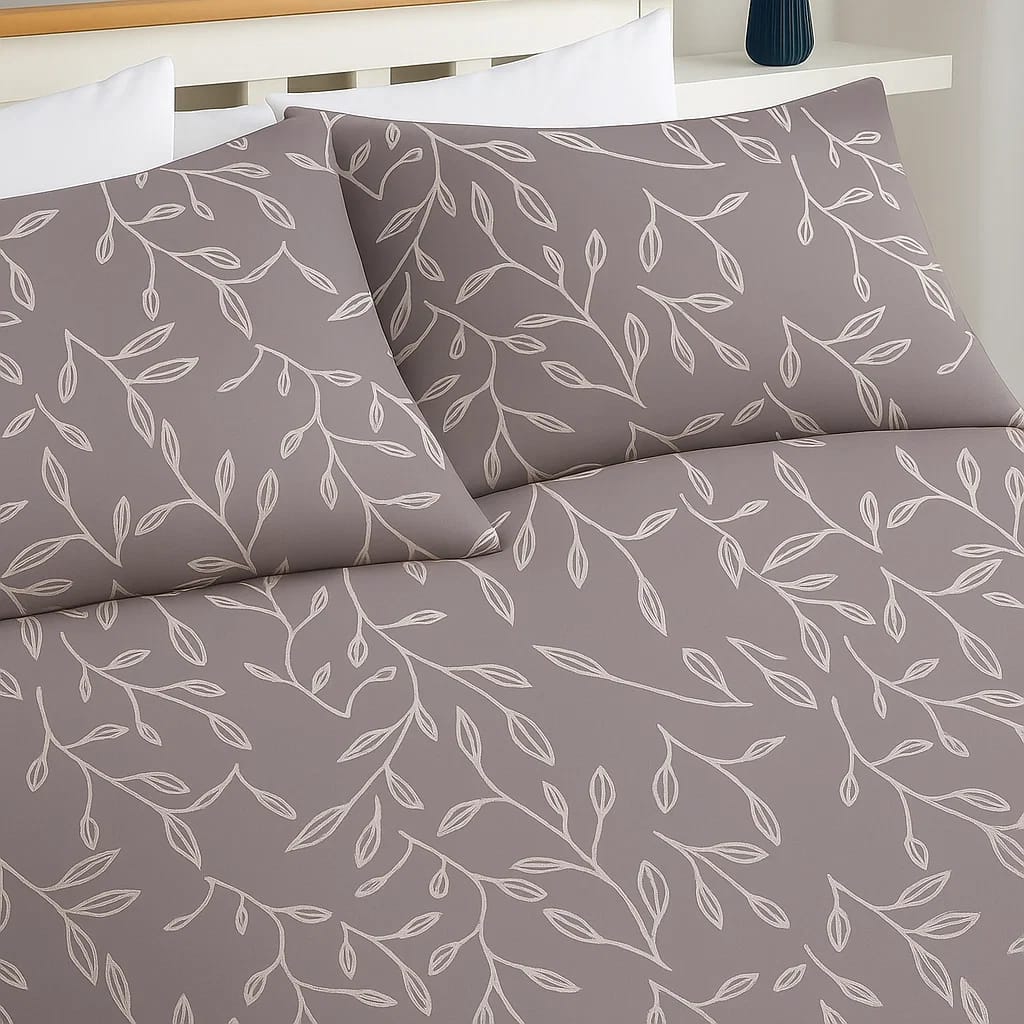 ملاية سرير قطن مطبوعة (ملاية سرير واحدة + 2 غطاء وسادة)